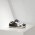 Men Golden Goose superstar in leather star black leather silver sneaker