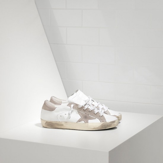 Men/Women Golden Goose superstar suede star white sneaker