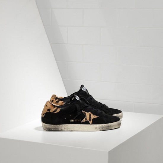 Women Golden Goose superstar in nabuk in cavallino sneaker